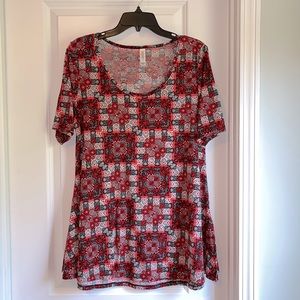 LuLaRoe Geometric Print Top